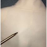 Carlisle Wool Blazer Jacket Women 10 Single Breasted Button Front Neutral Cream Photo 8