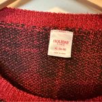 Holiday Time  Ugly Christmas Sweater Women’s  Sz XL Plaid Merry Bright Red Plaid Photo 3