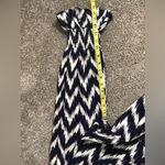 Tuckernuck Pomander Place Kenzo Dress in Navy Blue and White Ikat Size XXL Photo 15