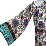 Nanette Lepore  Rosarito  Cold Shoulder Tunic Cover Up‎ DIY Pompoms EUC  XS Photo 4