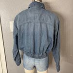ZARA  ZW Collection Denim Bomber Jacket, S Photo 2