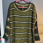 Free People  RETRO TEEN SPIRIT NIRVANA OVERSIZED GROMMET
TAPE TUNIC Photo 0