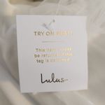 Lulus Sheer Sleeve Off the Shoulder Wedding Dress NWT Size XS Photo 8