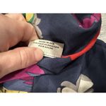 Tucker Silk Crepe de Chine Floral Collared Long Sleeve Dress XS Photo 10