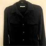 Waverly Grey Black Full Length Belted Jumpsuit Small Black Photo 2