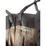 NWT Mandalay Gunmetal Embellished Fringe Cocktail Evening Dress Womens Size 12 Silver Photo 4