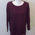 Agenda purple half square pattern crewneck sweater Size XL Photo 0