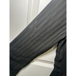 Charlotte Russe  Black Long‎ Sleeve Sheer Romper Ribbed w Pockets Medium Photo 2