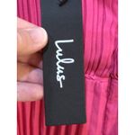 Lulus Cascading Crush Hot Pink Tiered Bustier Midi, #1884956, Size Medium HOCO Photo 4