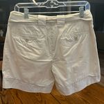 Madison Dressy Cotton Shorts Khaki Tie Belt Waist Womens 6 Photo 8