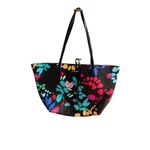 Desigual  Multicolor Flora Fauna Reversible Large Shoulder Tote Bag Photo 2