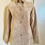 True Grit Vintage Embellished Suede Shirt Jacket size large Photo 0