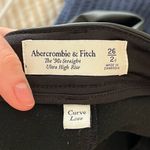 Abercrombie & Fitch  Vegan Leather 90s Straight Pant Ultra High rise curve love Photo 2