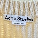 Acne Studios Kelecta Striped Watercolor Knit Wool Sweater Multicolor Sz M Photo 4