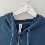 Alo Yoga Alo Blue Zip Up Hoodie Photo 1