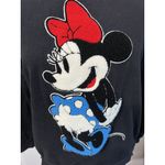 Disney Minnie Mouse Sweatshirt Size S Womens Land Parks Pullover Black Photo 7