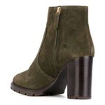 Tory Burch NEW Sophie lug sole bootie Dark Green Boots Shoes Womens Size 10.5 Photo 2