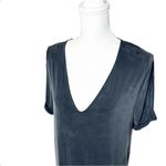 Anthropologie Dolan Left Coast Collection Cupro Grey Dress Medium Photo 1