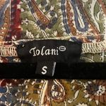 Anthropologie Tolani 100% silk ruffle mini dress size small Photo 3