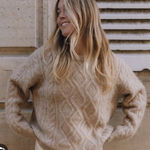 Daily Drills  Cable Knit Sweater Photo 0