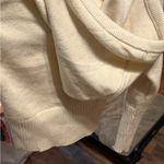 Sincerely Jules Cream Hooded Cropped Ribbed Hoodie size medium Photo 6