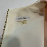 Calvin Klein Pink Purple Colorblock Stretch Crepe Sleeveless Sheath Dress 10 Photo 7