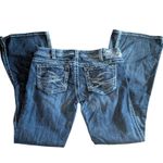SILVER JEANS Frances Flare W30 L33 Y2K Western Thick Stitch Bootcut Blue Size 30 Photo 4