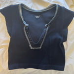 Urban Outfitters  Crop Top Black Photo 0