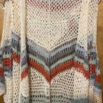 POL  knitted hooded long cardigan. Small Photo 1