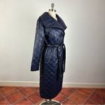 Ann Taylor NWT Weekend Collection Quilted Drape Collar Belted Puffer Coat Photo 2