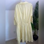 Co Yellow Collared Shirt Maxi Dress‎ Medium Photo 6