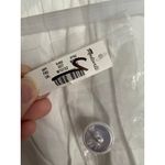 Madewell Scoopneck Cutaway Vest White Linen Blend Sleeveless Button Front 00 Photo 3