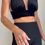 Verge Girl Another Night Velvet Top // Black Photo 0