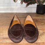 Tory Burch Women's Benton Apron Toe Loafers Flats Brown Shoes Size 8 Photo 3