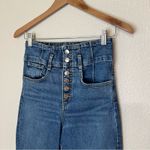 Veronica Beard  Marlene 12” Corset High Rise Distressed Flare Cropped Jeans 26 Photo 1