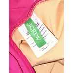 J.Crew NWT  Long-Torso Ruched V-neck One-Piece Swim Radiant Fuchsia Pink Size 2 Photo 5