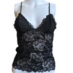 Old Navy Vntg  y2k  intimates medium black lace cami Photo 1