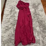 Mac Duggal  49141 Pink Hi Low Gown Sz 2 Photo 1