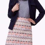 Loft NWT Shimmer Mosaic Shift Skirt Patterned Brocade Mini - Sz 10 Photo 0