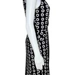 Joseph Ribkoff Dress Womens 10 Black White Geometric Fit & Flare Preppy Business Photo 1