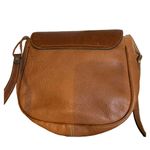 VINTAGE 1990'S BALLY DUAL BROWN LEATHER MESSENGER CROSSBODY PURSE Photo 3
