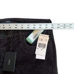 Edyson Womens Hampton Skinny Corduroy Pants Size 29 Dark Grey/Charcoal NWT Gray Photo 6