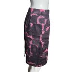 J. Crew‎ Skirt Womens 0 Purple Pink Geometric Linen Blend Pencil Straight Preppy Photo 1