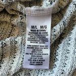 Aeropostale Poncho Boho Fringe Cropped Tassels Gray Women Top Cover-up SZ M/L Photo 9