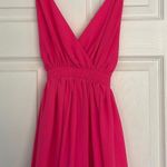 Poetry Hot Pink Sexy Romper Photo 0