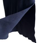 House of Harlow  1960 Blue Ribbed Slit Pencil Skirt Photo 4