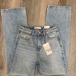 ZARA High Waisted Straight Leg Jeans Photo 0