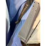 One Shoulder‎ Ruffle Dress Formal Cocktail Party Special Occasion Midi Blue Size M Photo 7