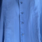 Dana Buchman  Blouse Blue Short Sleeve Photo 3