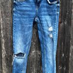 ZARA Basic Z1975 Denim Distressed Ripped Jeans For W Photo 1
